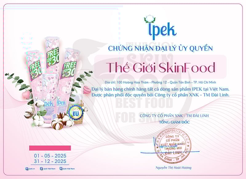 thegioiskinfood.com - Thế Giới Skinfood - Đại lý phân phối chính hãng các sản phẩm IPEK tại Việt Nam
