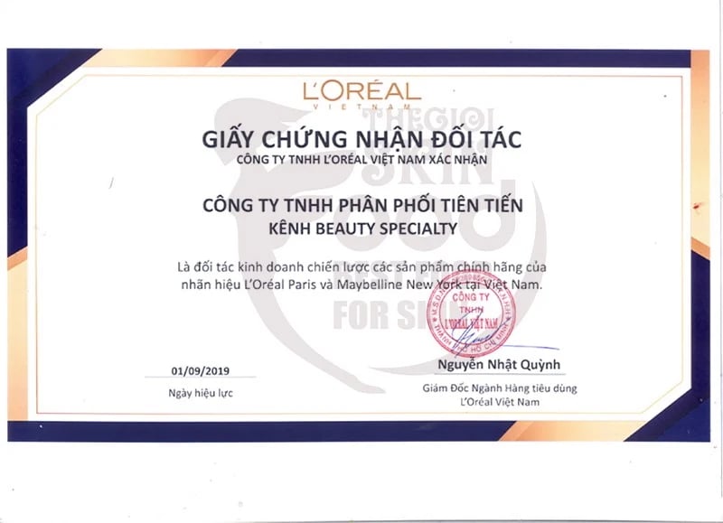 GIẤY CHỨNG NHẬN