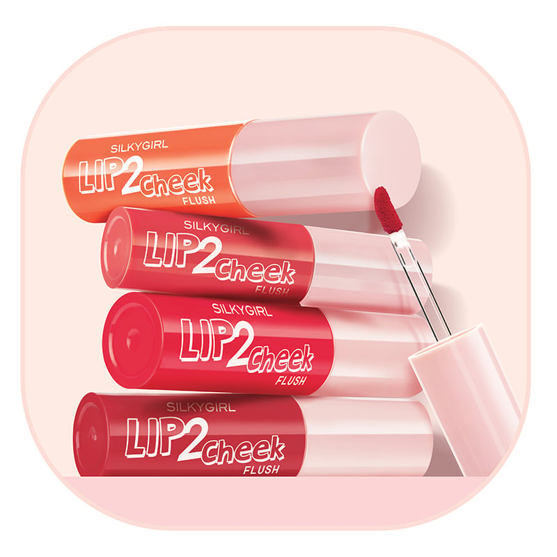 Son Kem Lì 2in1 Mịn Môi, Lâu Trôi Silkygirl Lip 2 Cheek Flush 3.8ml