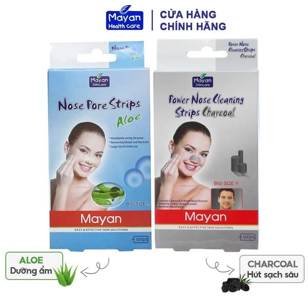 Loại bỏ mụn đầu đen với miếng dán Mayan Nose Strips