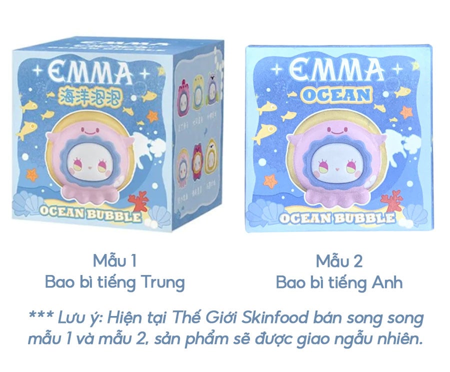 Mô Hình Đồ Chơi Lucky Emma Ocean Bubble Series Blind Box - MJ-000066