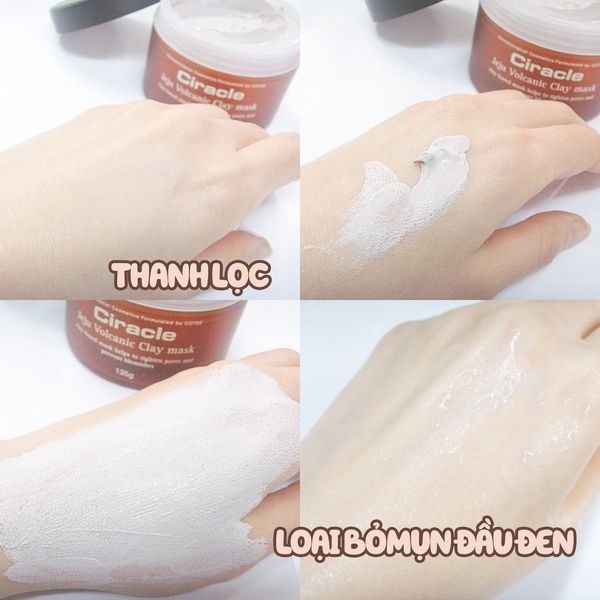 Mặt nạ tro núi lửa Da Ciracle Jeju Volcanic Clay Mask