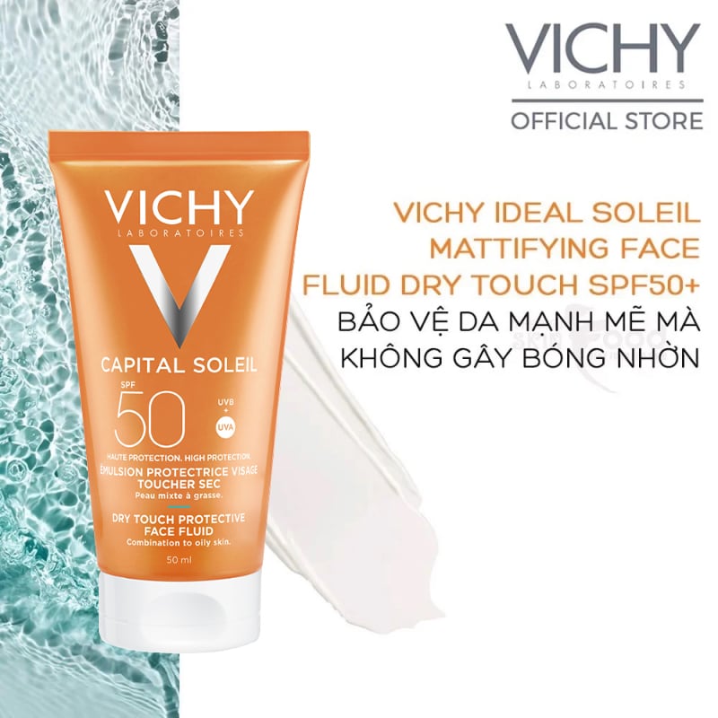 Vichy Ideal Soleil Mattifying Face Fluid Dry Touch