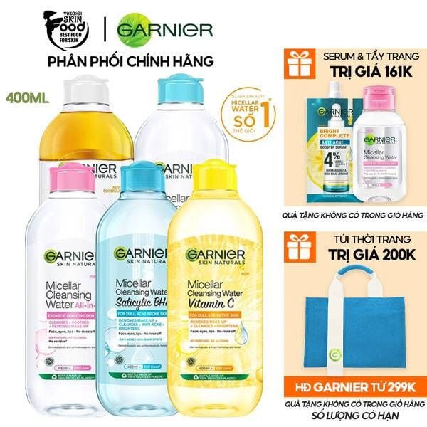 Garnier Skin Naturals Micellar Cleansing Water Salicylic BHA