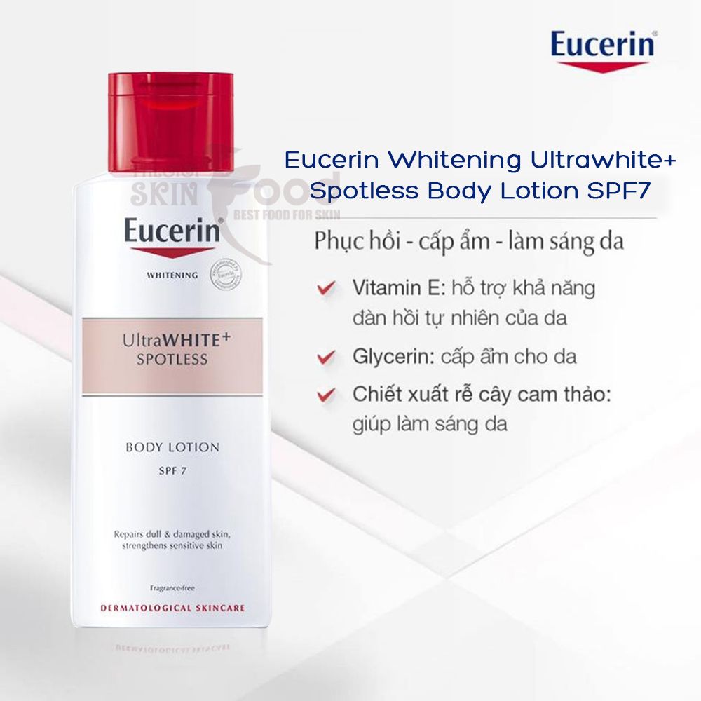 Sữa Dưỡng Thể Eucerin Whitening Ultrawhite+ Spotless Body Lotion 250ml THẾ GIỚI SKINFOOD