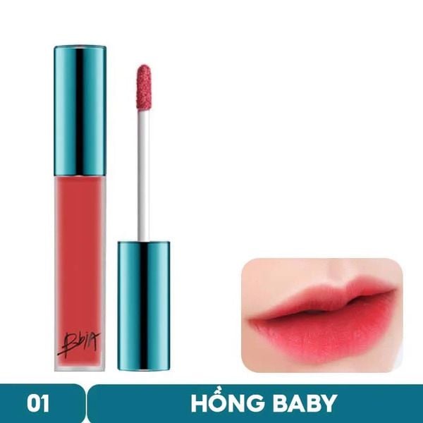 Nhẹ nhàng và nữ tính với sắc son Bbia hồng baby màu 01
