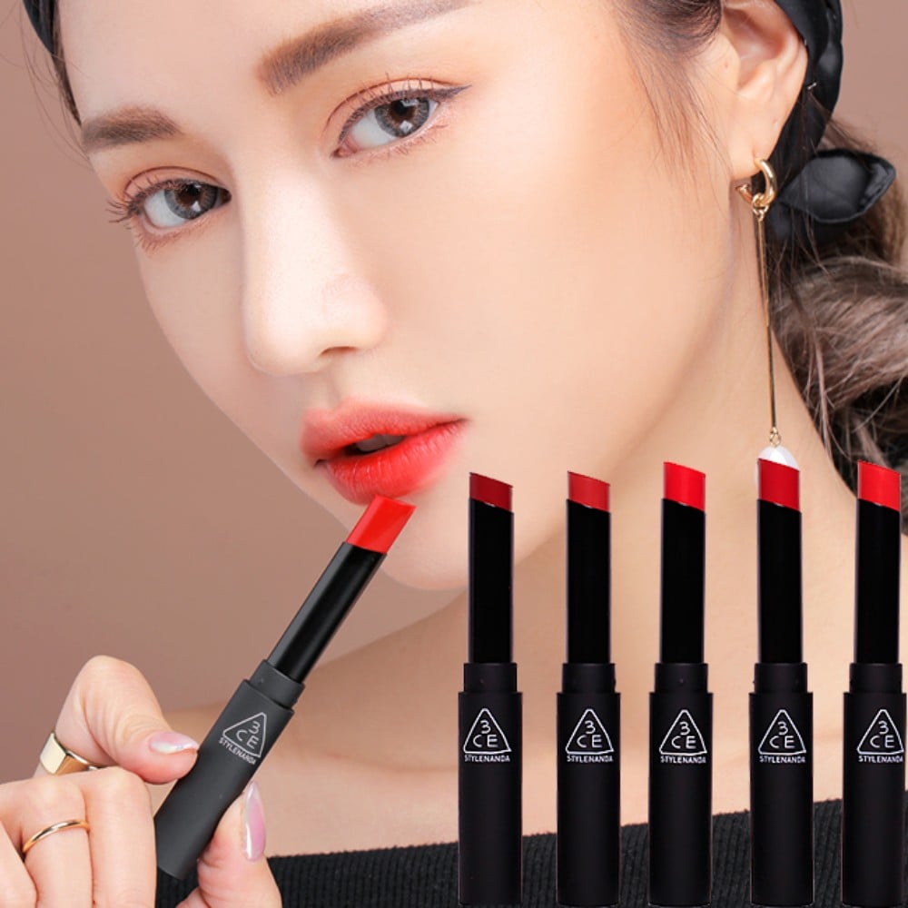 1.7 - thegioiskinfood - 3CE Slim Velvet Lip Color vỏ đen