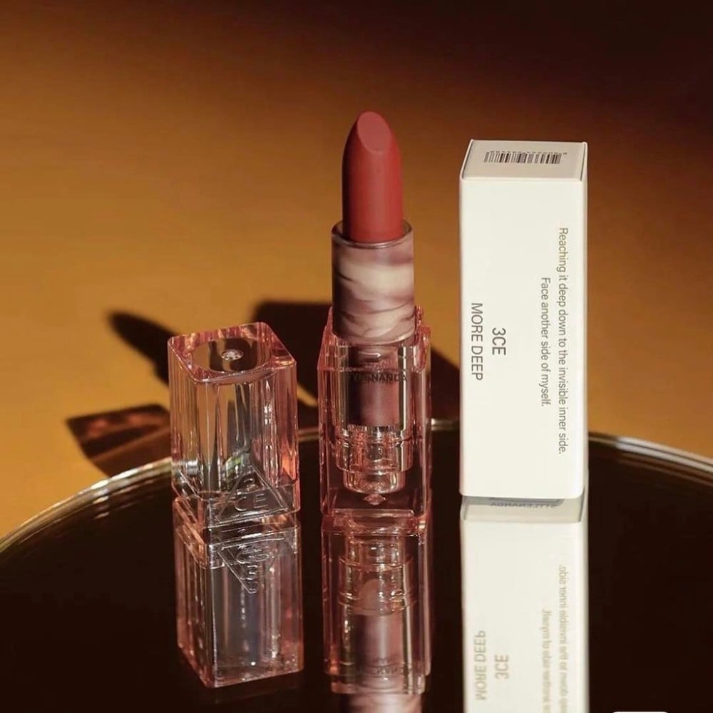 6.2 - thegioiskinfood - Ưu & nhược điểm son 3CE vỏ trong dòng Soft Matte Lipstick