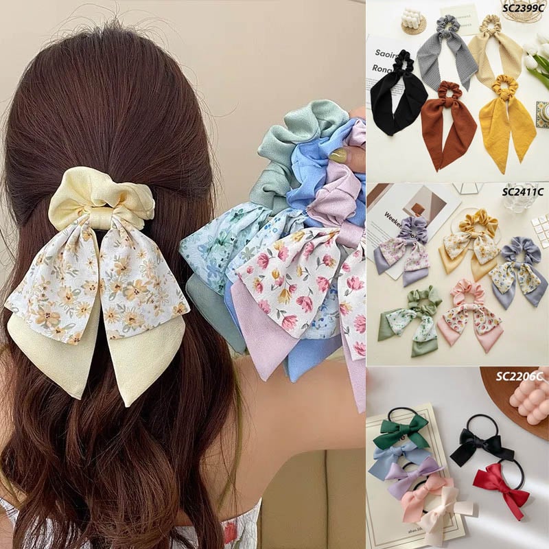 Dây Buộc Tóc Xinh Xắn, Thời Trang, Họa Tiết Dễ Thương, Phong Cách Hàn Quốc UNK Hair Bands Scrunchies