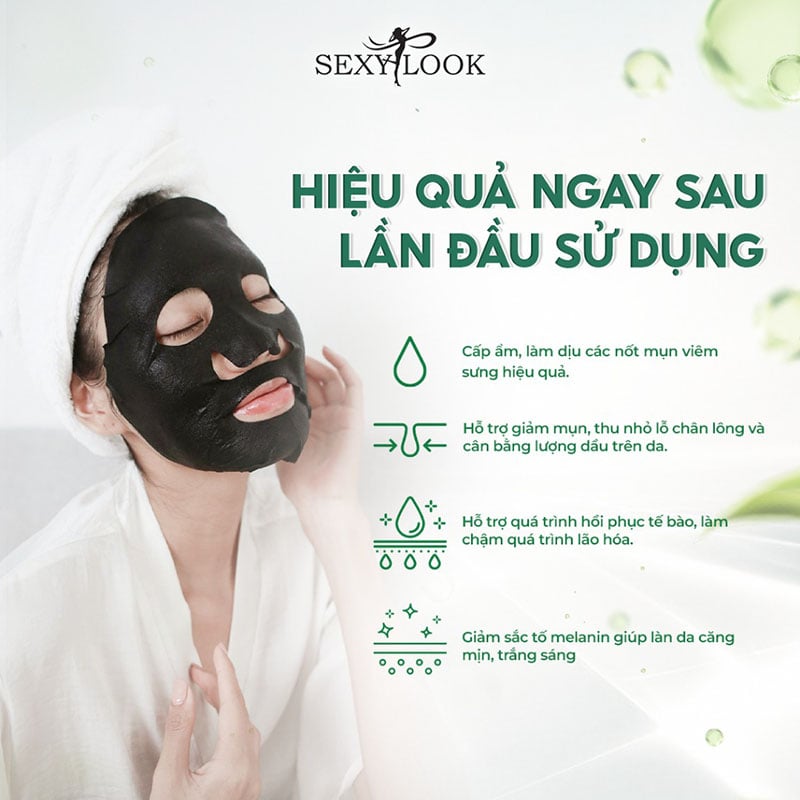 Sexylook Intensive Pore Care Black Facial Mask