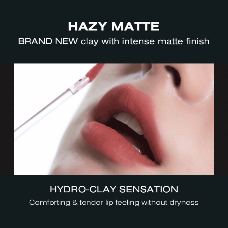 Son Kem Lì, Mịn Mượt Môi 3CE Hazy Lip Clay 4g