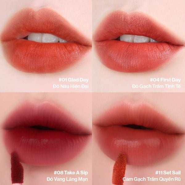 Son môi lì không trôi Glamrr Q Long Wear Lip Cream