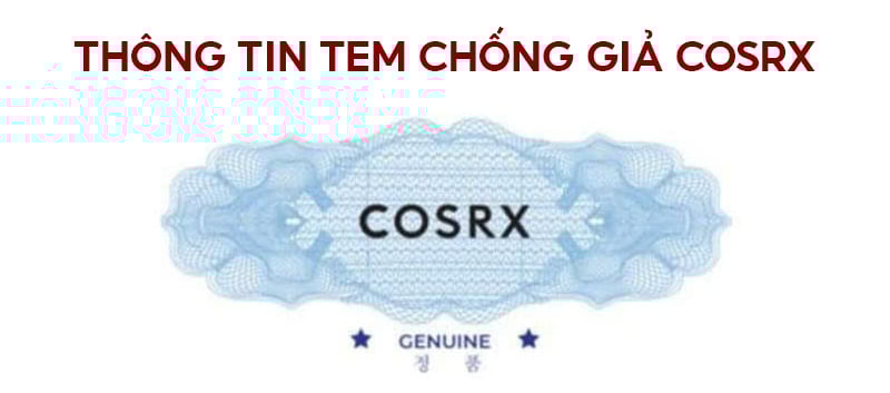 thegioiskinfood.com - thông tin tem chống giả cosrx
