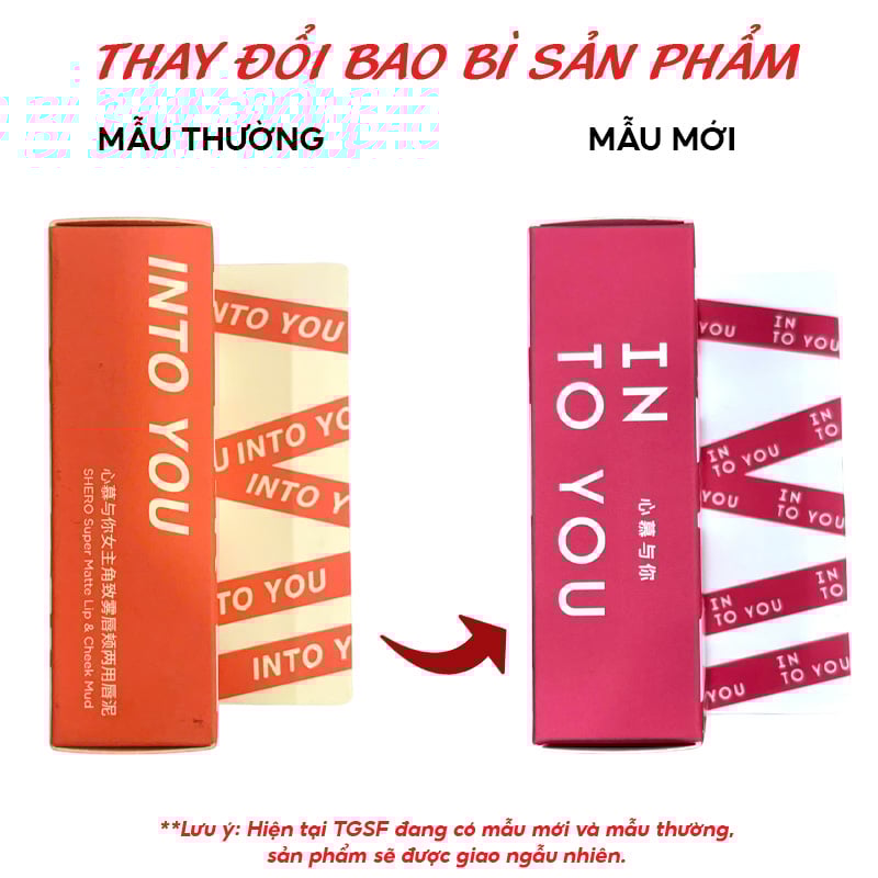 thegioiskinfood.com - Son Kem Bùn & Má Hồng Mịn Môi Lâu Trôi Into You Shero Super Matte Lip & Cheek Mud