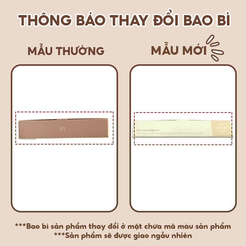 Phấn Nền Dạng Nén Kiềm Dầu, Lâu Trôi Judydoll Soft & Velvet Matte Powder Foundation 4g