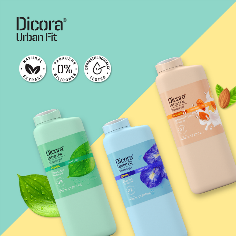 [400ml] Sữa Tắm Dưỡng Ẩm Dạng Gel Dicora Urban Fit Shower Gel