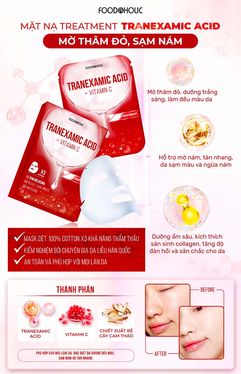 Foodaholic Tranexamic Acid Ample Mask