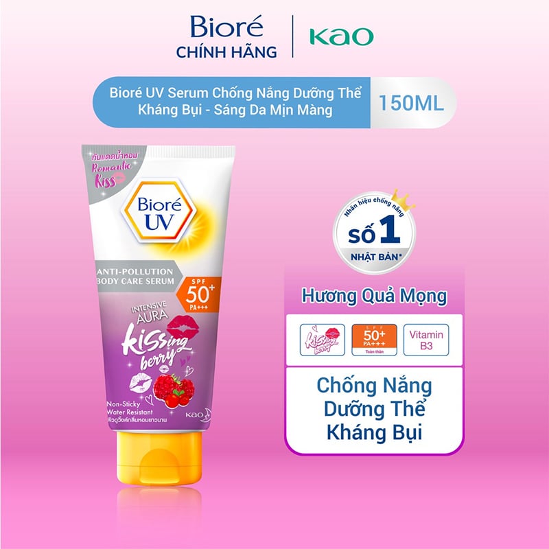 Serum Chống Nắng Dưỡng Thể Bioré UV SPF50 PA Age Defense