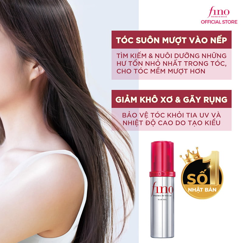 Dầu Dưỡng Tóc Cao Cấp, Cải Thiện Tóc Hư Tổn Fino Premium Touch Hair Oil B 70ml