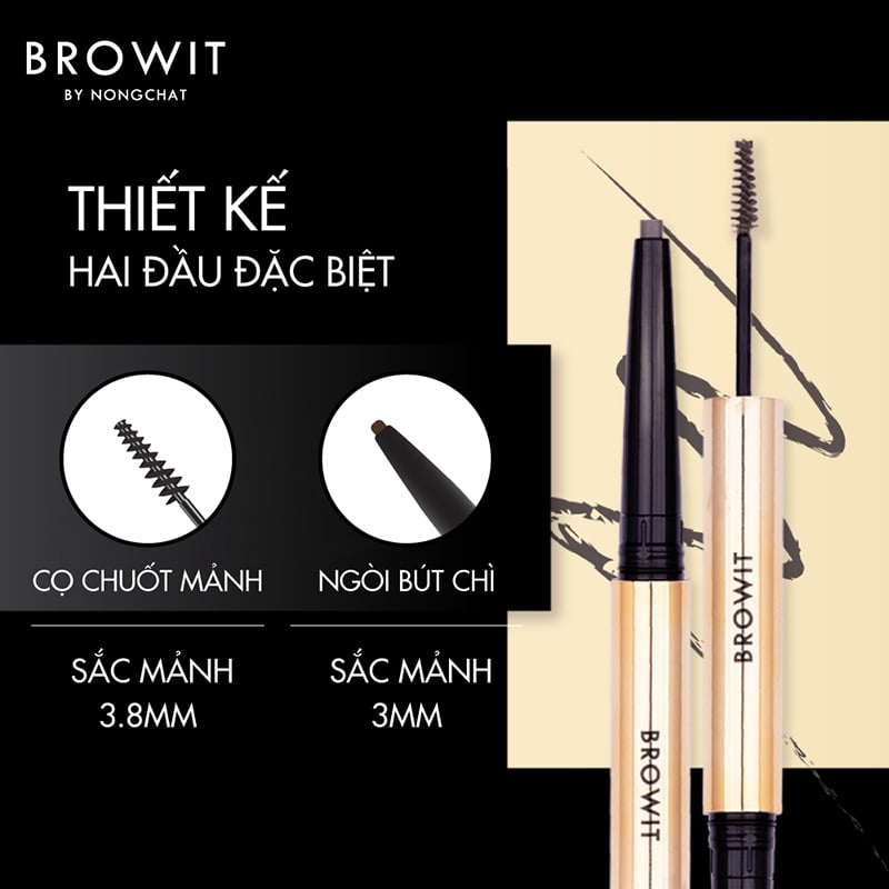 Browit Ultra Fine Duo Eyebrow Pencil & Mascara