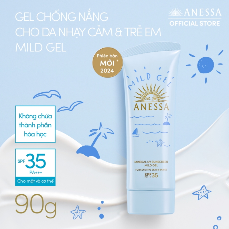 Anessa Mineral UV Sunscreen Mild Gel