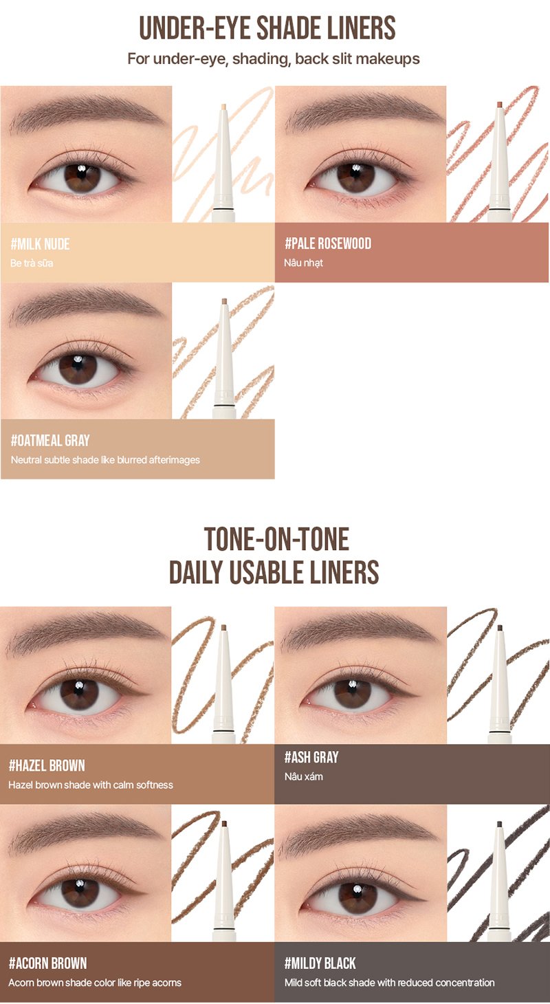 thegioiskinfood.com - 3CE Soft Mute Liner #Ash Gray