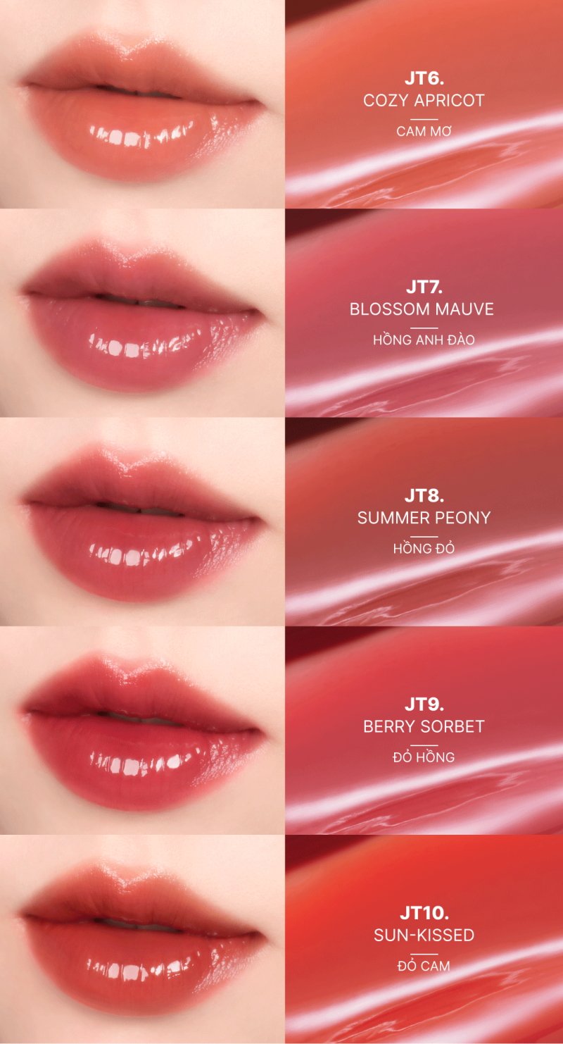 [NEW][Ver.2][FOIF by MERZY] Son Tint Bóng Thuần Chay, Ẩm Mọng, Bền Màu FOIF Juicy Fit Tint 3g