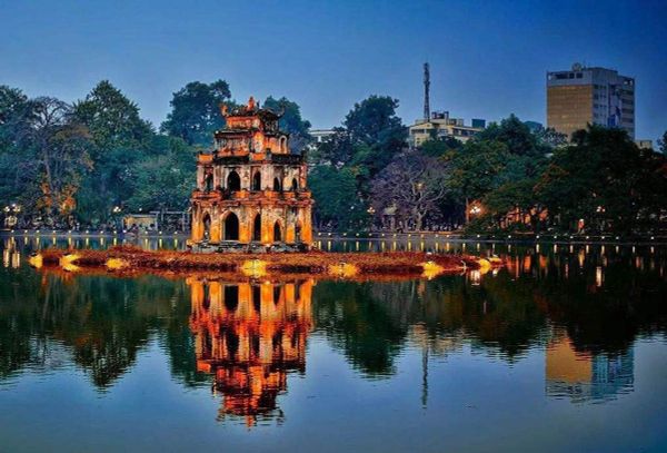 Turtle Tower - Hoan Kiem Lake