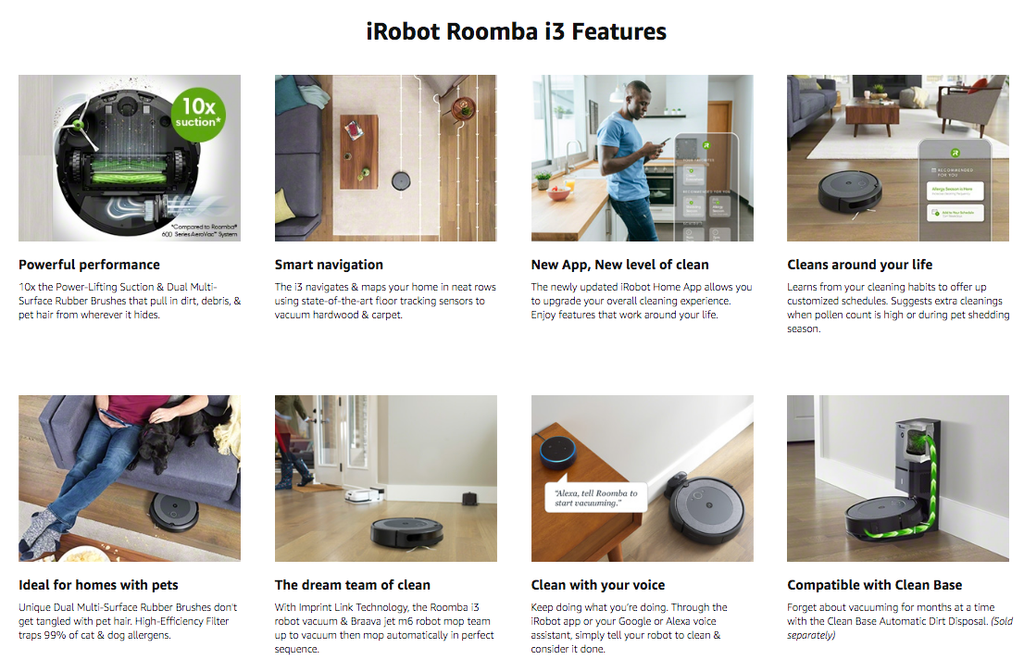 Robot hút bụi iRobot Roomba i3