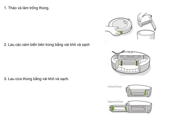 Hướng dẫn sử dụng iRobot Roomba