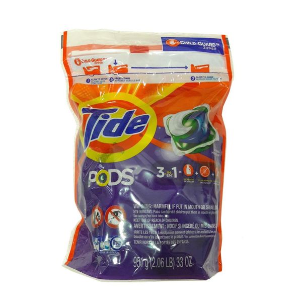 Viên giặt xả Tide Pods 3 trong 1 nhập từ Mỹ