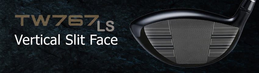 Công nghệ Vertical Slit Face của Gậy Driver TW767 LS BLACK | HONMA
