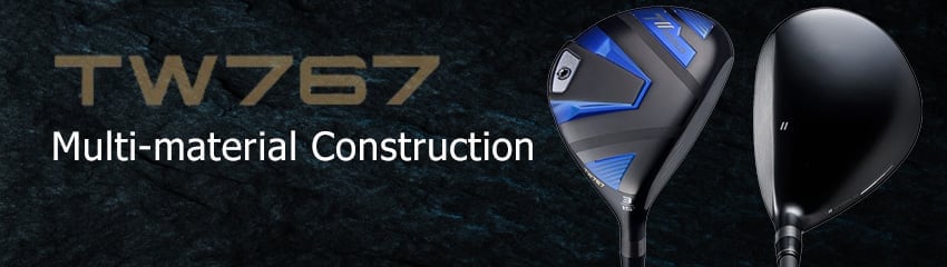 Công nghệ Multi-material Construction của Gậy Fairway TW767 BLACK | HONMA