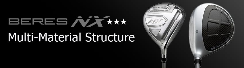 Công nghệ Multi-Material Structure của Gậy Golf Fairway Beres NX 3 SAO | HONMA