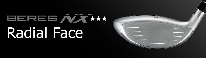 Công nghệ Radial Face của Gậy Golf Fairway Beres NX 3 SAO | HONMA