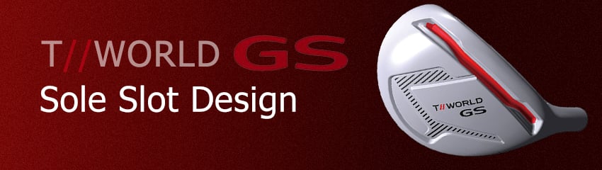 Công nghệ Sole Slot Design của Gậy golf Hybrid Tour World GS GSB | Honma