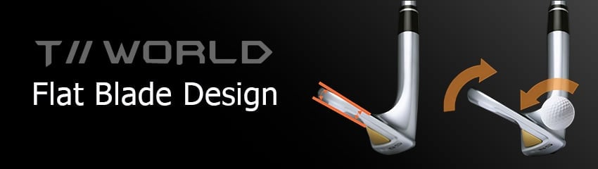 Công nghệ Flat Blade Design của Gậy Wedge TW-W21 ( I, S, C SOLE ) | HONMA