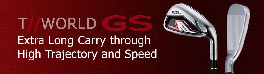 Công nghệ Extra Long Carry through High Trajectory and Speed của Bộ gậy sắt Tour World GS PDS | Honma
