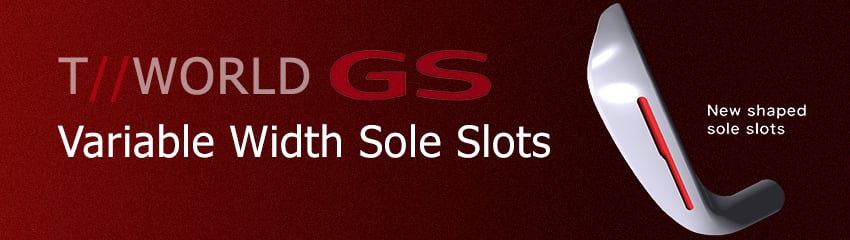 Công nghệ Variable Width Sole Slots của Bộ gậy sắt Tour World GS PDS | Honma