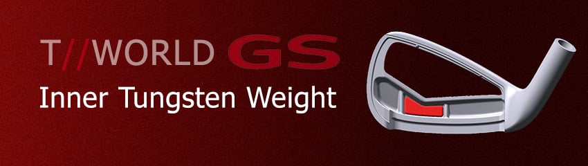 Công nghệ Inner Tungsten Weight (4–7 irons) của Bộ gậy sắt Tour World GS PDS | Honma