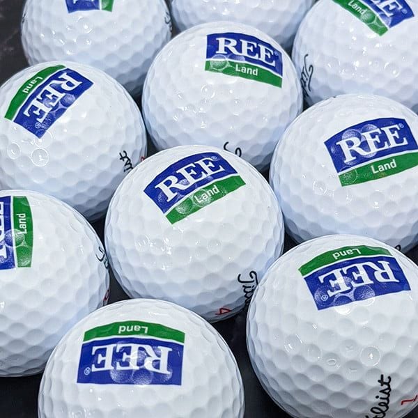 in logo lên bóng golf chất lượng cao