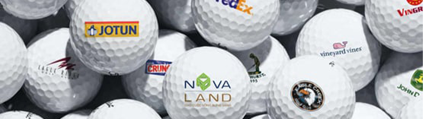 đối tác in logo lên bóng golf chuyên nghiệp