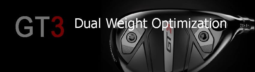 Công nghệ Dual Weight Optimization của Gậy Rescue GT3 2025 | Titleist