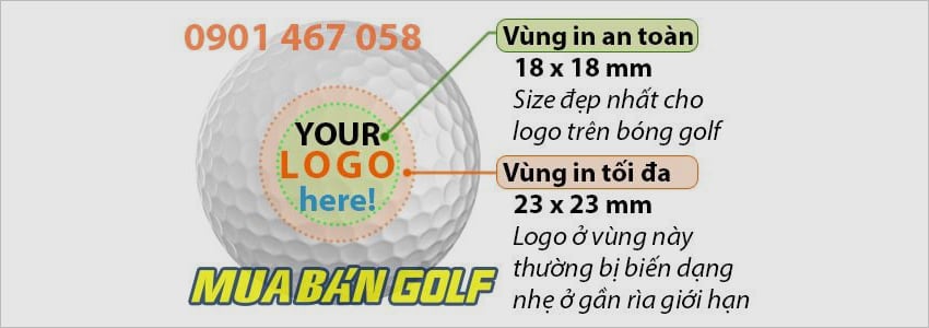 in bóng golf số lượng ít giá rẻ