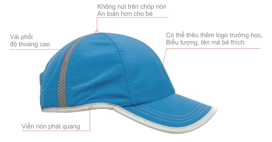 Nón trẻ em cao cấp