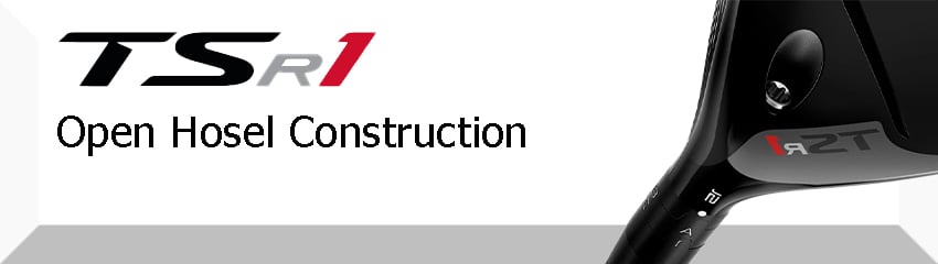 Công nghệ Open Hosel Construction của Gậy Fairway TSr1 OPTIMIZED LIGHTWEIGHT DISTANCE | Titleist