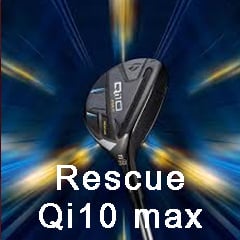Review TaylorMade Qi10 Max Rescue: ổn định và bù lỗi là ưu tiên