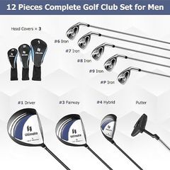 bộ gậy golf có bao nhiêu loại gậy