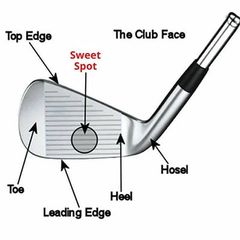 vùng bù lỗi forgiveness mặt gậy golf