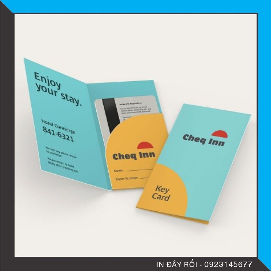 In Bì đựng thẻ từ / Bìa kẹp thẻ từ tại Tuy Hòa Phú Yên